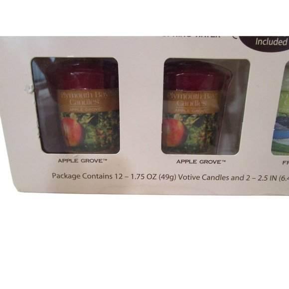 Plymouth Bay by Yankee Candle Votive Sampler Twelve Candles Open Box - Picture 14 of 16